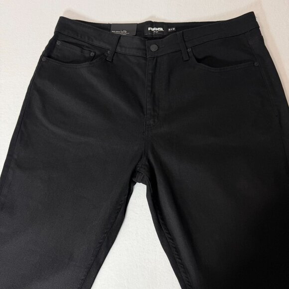 RSQ Black Slim Taper Jeans W36 L30 Mens Casual Denim Pants - Picture 9 of 12
